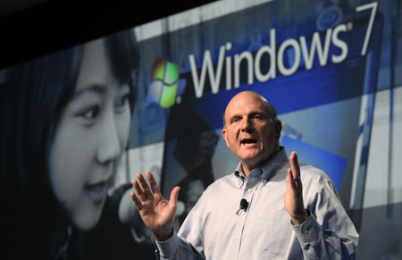 Steve Ballmer durante la presentacion de Microsoft en el CES 2011 (AP Photo/Elaine Thompson) Steve Ballmer durante la presentacion de Microsoft en el CES 2011 (AP Photo/Elaine Thompson)