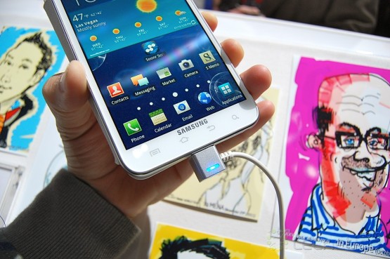 Samsung Galaxy Note para AT&T en color blanco