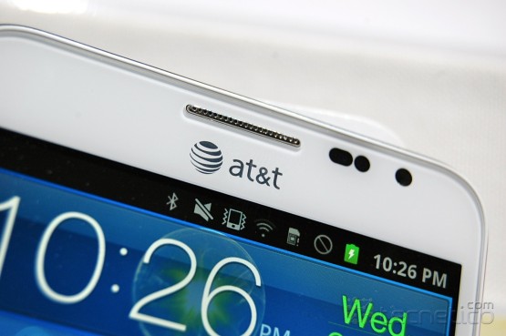 Samsung Galaxy Note para AT&T en color blanco