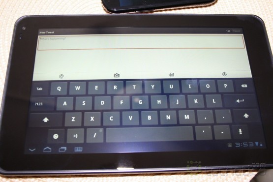 Foto de como se ve Twitter en la T-Mobile G-Slate Foto de como se ve Twitter en la T-Mobile G-Slate