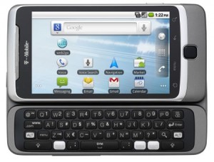 T-Mobile G2 del fabricante HTC Foto: T-Mobile