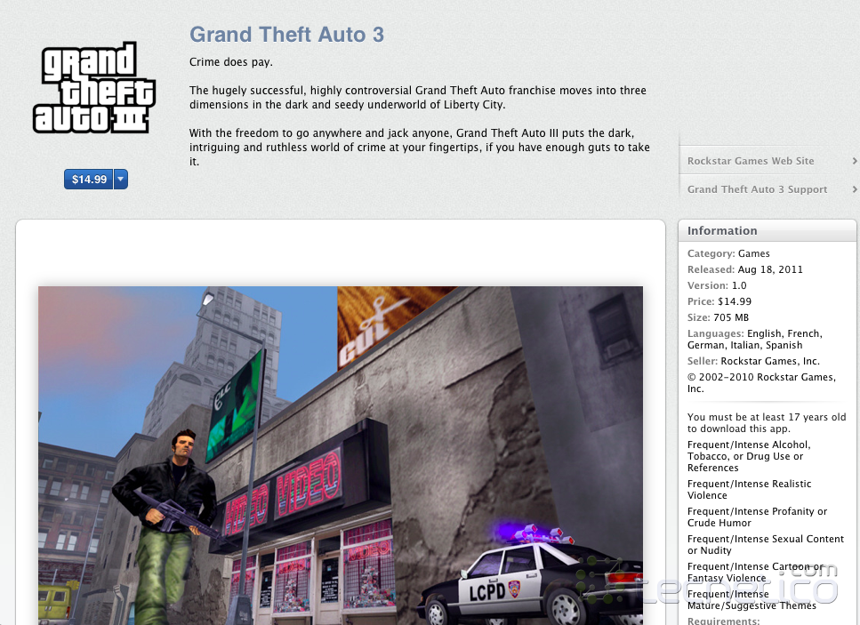 gta san andreas mac app store gta san andreas mac app store