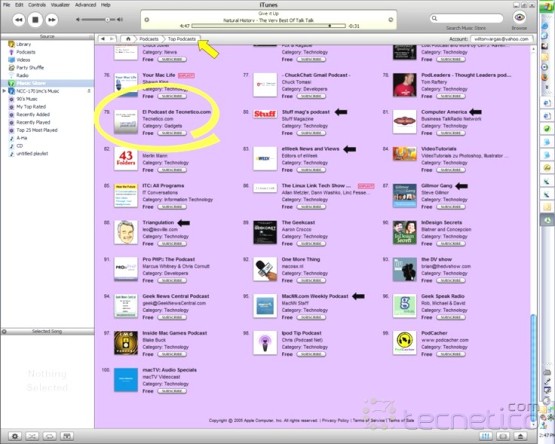 Podcast Tecnetico-iTunes screenshot