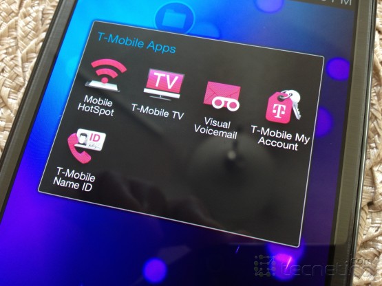 Aplicaciones de T-Mobile que vienen pre-instaladas en el Galaxy Note II de Samsung