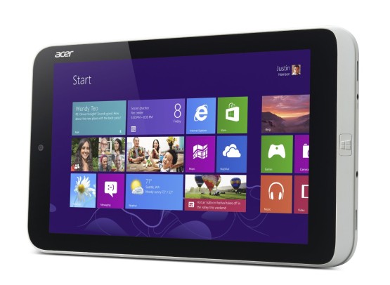 Acer Iconia W3 con Windows 8