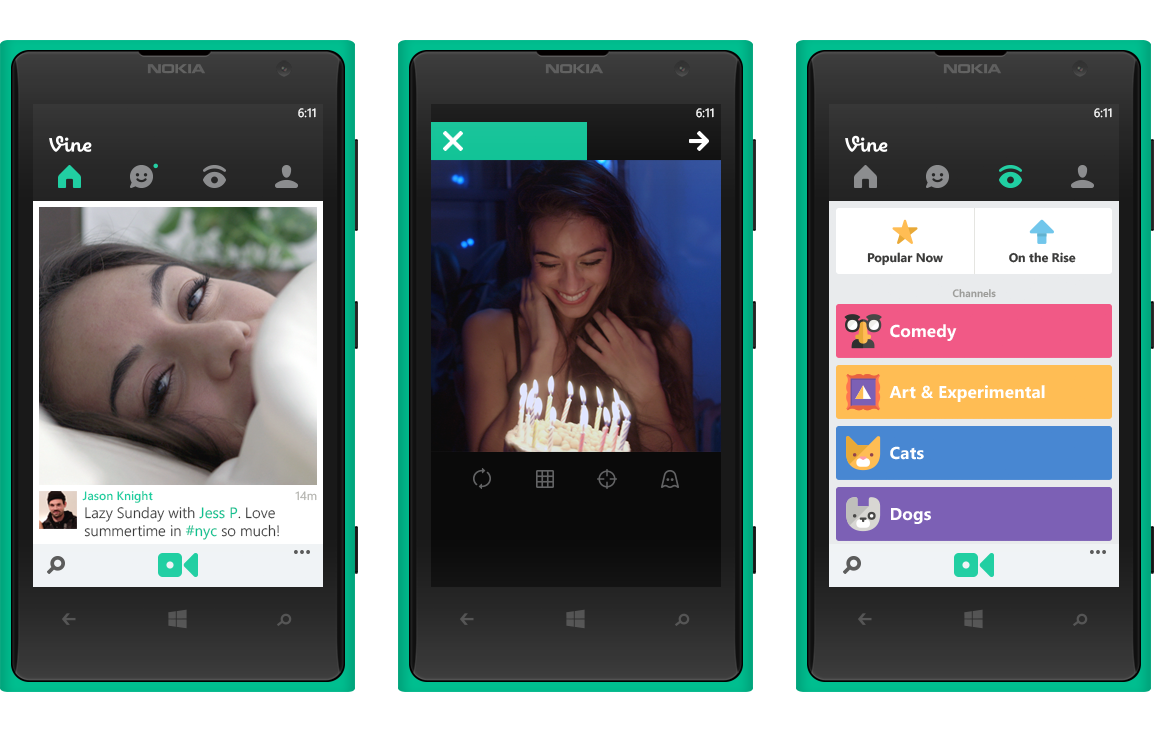 IMEI Windows Phone. Vine app. Vine telephone.