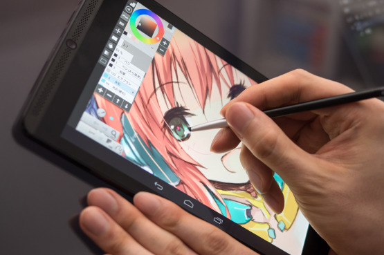 Manga creado con DirectStylus 2 en tableta SHIELD utilizando LayerPaint HD (Foto: NVIDIA y refeia)