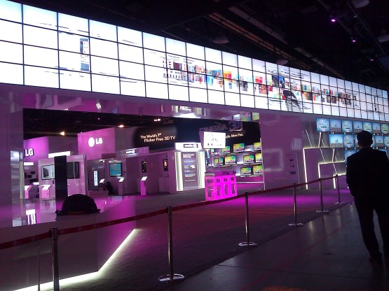 LG televisores TVs at CES