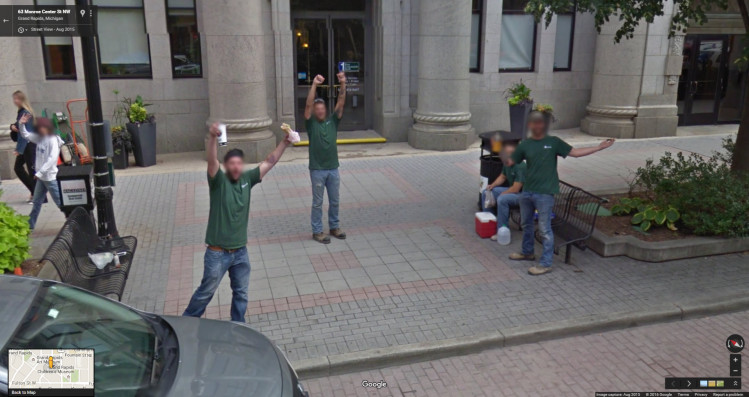 Google Maps Street View, Grand Rapids, Michigan