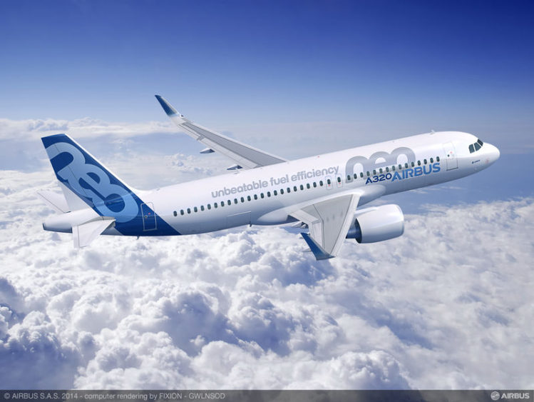 El A320 Neo de Airbus (foto: Airbus)