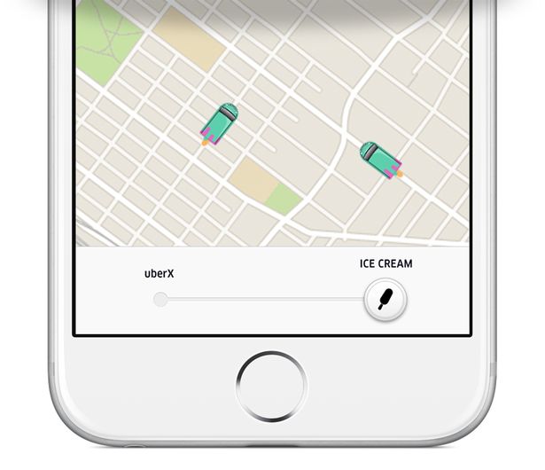 Así­ lucirá el app de Uber mientras la promoción está activa (suministrada)