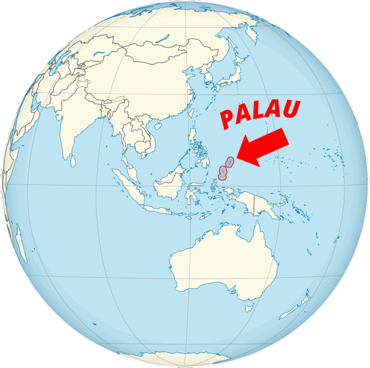 La nación conocida como Palau (imagen: TUBS/Wikimedia Commons)