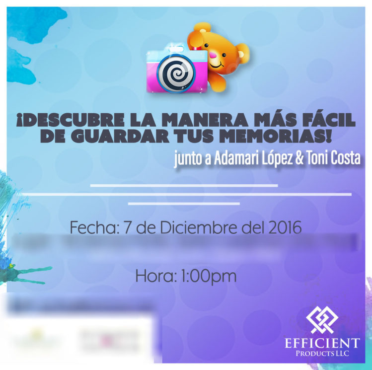 Invitación a los medios para el lanzamiento del app "inspirado" por la hija de Adamari López y Toni Costa (suministrada)