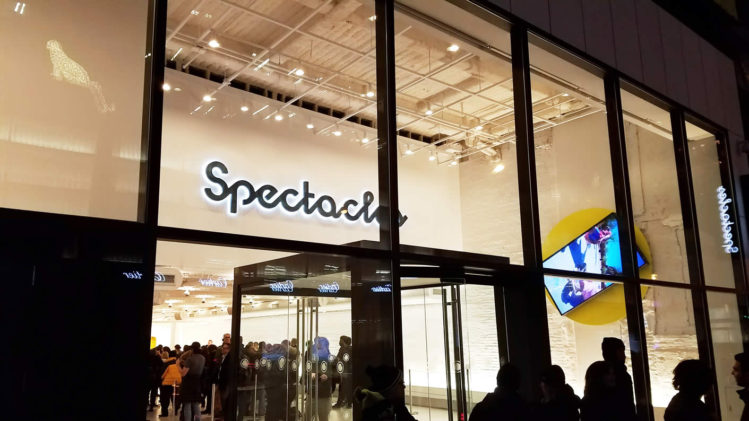 Fachada de la tienda estilo "pop-up" de Spectacles en Nueva York (foto: Tecnético)