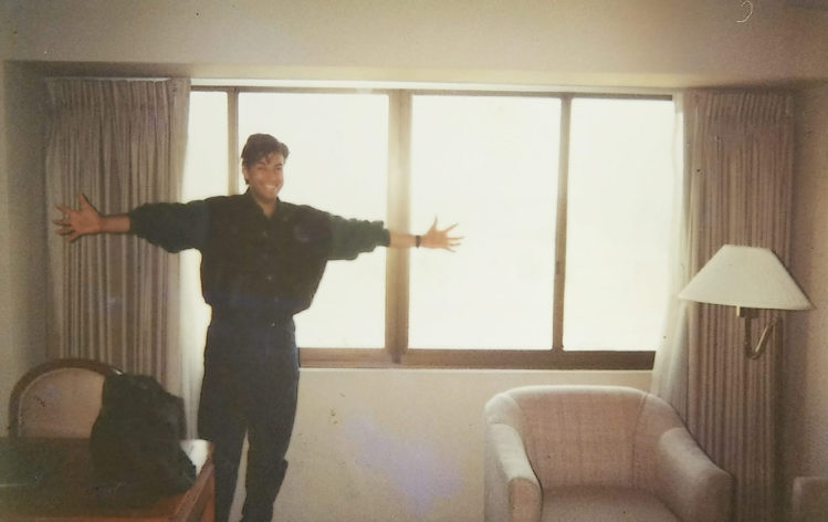 El CES en 1997: ¡más grande que grande! Wilton en su habitación en el hotel Bally's