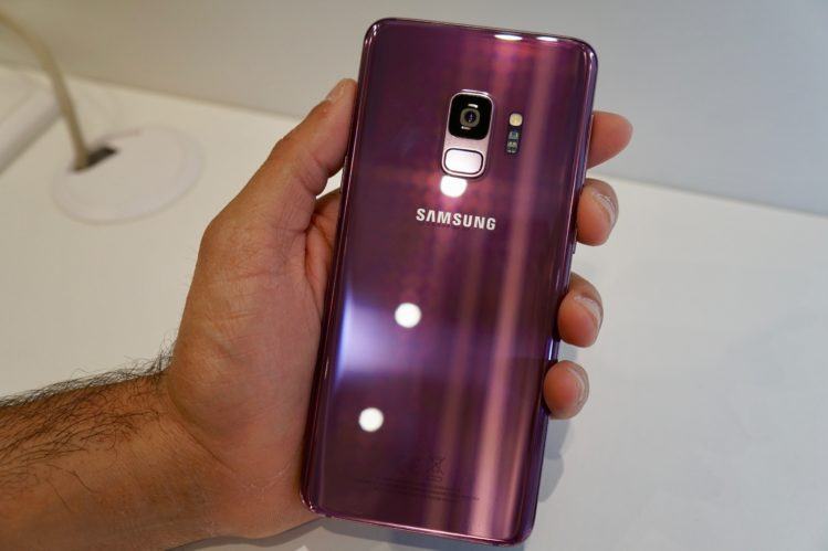 Parte posterior del Galaxy S9