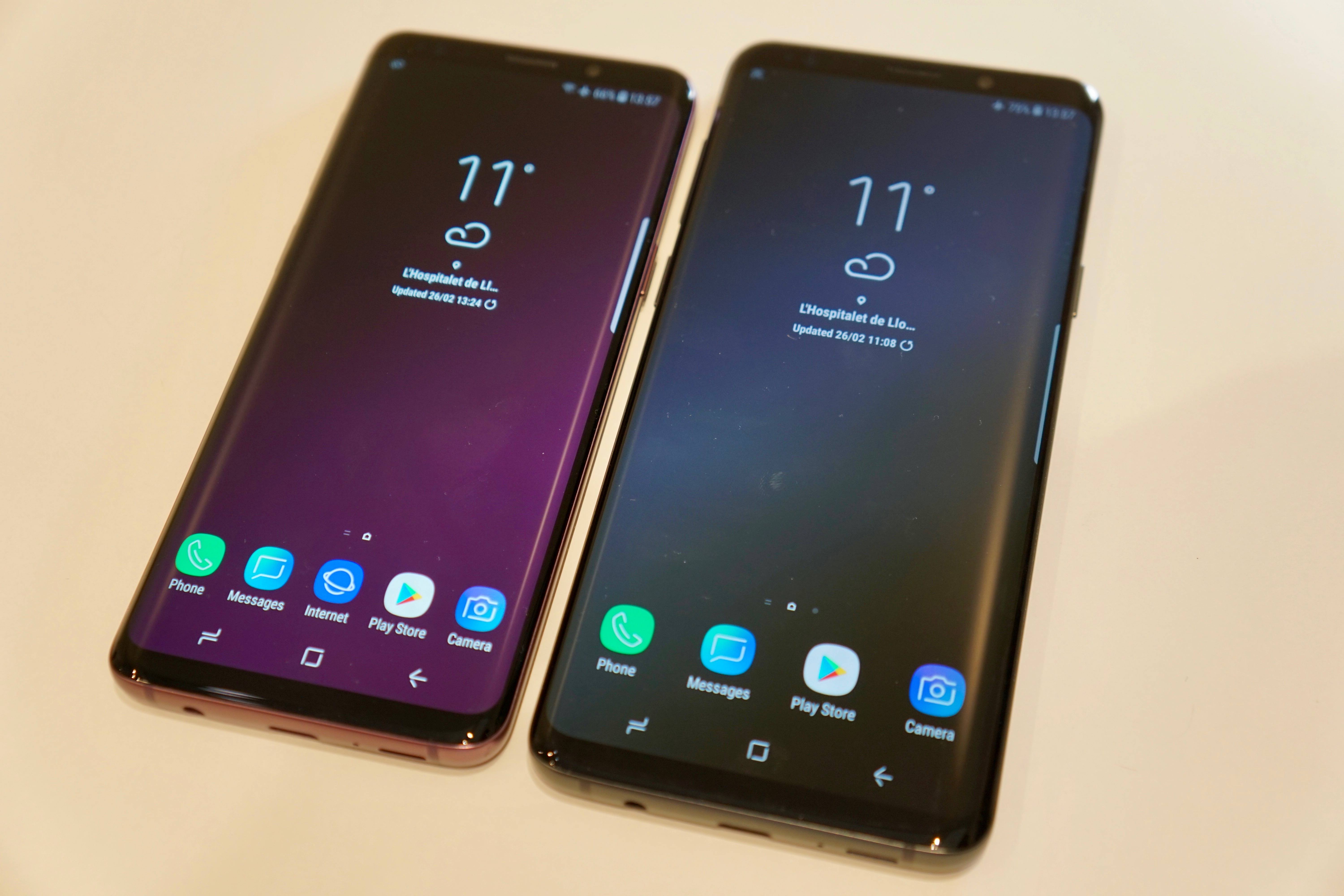 Galaxy S9 y S9+ en versiones de 128 GB y 256 GB