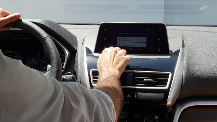 Para el viaje de ida decidimos utilizar Android Auto (foto: Tecnético)