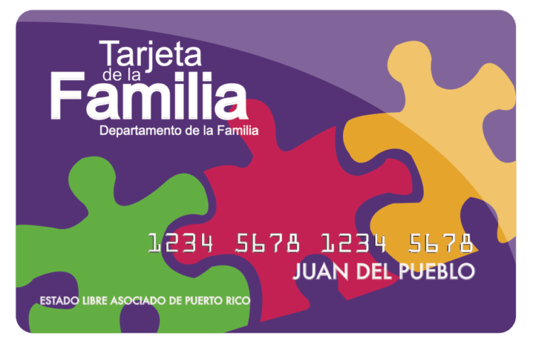 Tarjeta de la Familia en Puerto Rico, un programa de tipo TANF (suministrada)