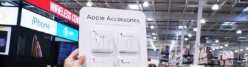 "Bundle" o paquete de accesorios Apple para iPhone y iPad a la venta en Costco (foto: TecnÃ©tico)